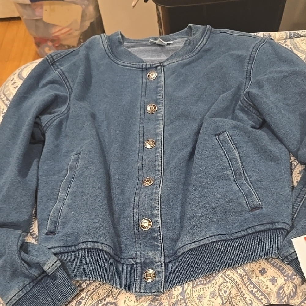 ❤️10/$10 Stylish Blue Denim Jacket
